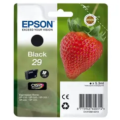 Tinteiro EPSON 29 Preto XL + Alarme RF - Expression Home XP-255/257/352/355/452/455