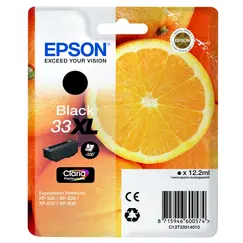 Tinteiro EPSON 33 Preto XL - Expression Home XP-530/630/635/830/900/7100