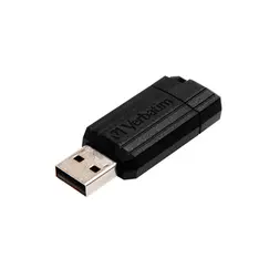 Pen Drive 128GB USB-A 2.0 VERBATIM PINSTRIPE Preto