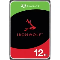 SEAGATE NAS HDD 12TB IronWolf 7200rpm 6Gb/s SATA 256MB cache 3.5inch 24x7 CMR for NAS and RAID Rackmount Systeme BLK