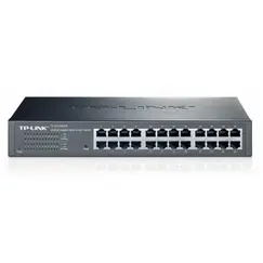 TP-LINK 24-Port Gigabit Easy Smart Switc 24 10/100/1000Mbps RJ45 ports MTU/Port/Tag-based VLAN QoS IGMP Snooping