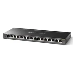 TP-LINK TL-SG116E 16-Port Gigabit Easy Smart Switch 16 Gigabit RJ45 Ports Desktop Steel