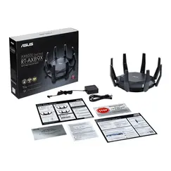 ASUS RT-AX89X 2.2GHz quad-core processor dual 10G ports USB 3.0 media server 3G/4G