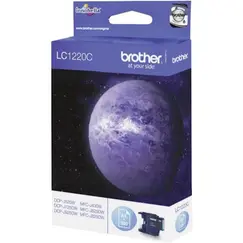 BROTHER LC-1220 ink cartridge cyan standard capacity 300 pages 1-pack blister without alarm