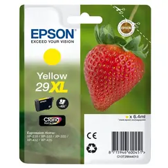 Tinteiro EPSON 29 Amarelo + Alarme RF - Expression Home XP-255/257/352/355/452/455