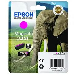 Tinteiro EPSON 24 Magenta Claro XL - Expression Photo XP-55/750/760/850/860/950/960