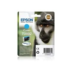 Tinteiro EPSON T0892 Ciano + Alarme RF - Stylus S2x, SX1xx/2xx/4xx & Stylus Office BX300F