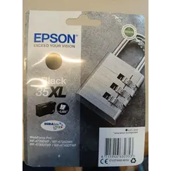 Tinteiro EPSON 35 Preto XL + Alarme RF - WorkForce Pro WF-4720/4725/4730/4740