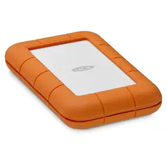 LACIE RUGGED Secure 2TB 2.5inch USB-C USB3.1 Drop crush and rain resistant for all terrain use orange