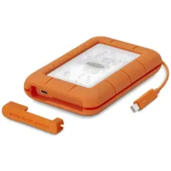 LACIE RUGGED 5TB 2.5inch USB-C USB3.0 Drop crush and rain resistant for all terrain use orange