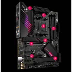 ASUS ROG STRIX B550-XE GAMING AM4 PCIe 4.0 M.2 x16 SATA 6 Gbps WiFi 6 USB 3.2 ATX MB