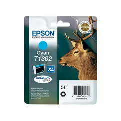 Tinteiro EPSON T1302 Ciano XL - Stylus B42,BX320/5x5/625/630/9x5,SX5x5/620 & WF-3010/3520/3540/7x15