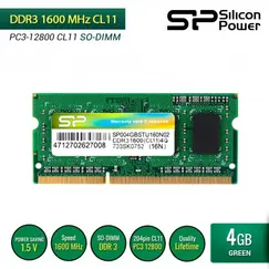 SILICON POWER DDR3 4GB 1600MHz CL11 SO-DIMM 1.5V