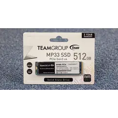 TEAM GROUP MP33 512GB PCIe Gen3 x4 NVMe M.2 SSD 1700/1400 MB/s