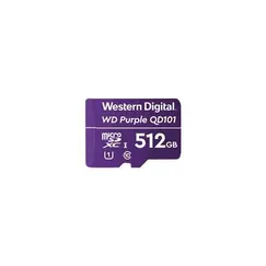 WD Purple 512GB Surveillance microSD XC Class - 10 UHS 1