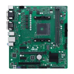 ASUS PRO A520M-C/CSM AM4 mATX MB AMD A520 business motherboard with enhanced security reliability and manageability