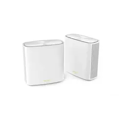 ASUS ZenWiFi XD6S Dual-Band AiMesh WiFi 6 System 2 Pack White Wall Mount