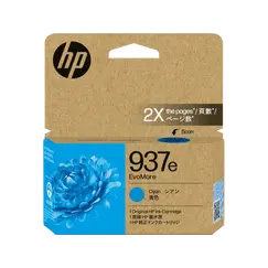 HP 937e EvoMore Cyan Original Ink Cartridge