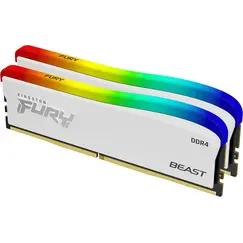 KINGSTON 8GB 3200MT/s DDR4 CL16 DIMM FURY Beast White RGB SE