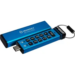 KINGSTON 256GB USB-C IronKey Keypad 200C FIPS 140-3 Lvl 3 Pending AES-256