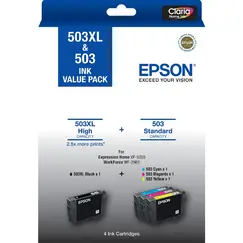 EPSON Multipack 4colours 503 XL Black/Std. CMY