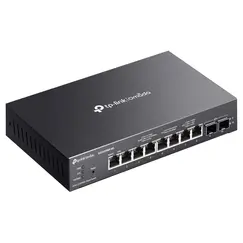 TP-LINK Omada 8-Port 2.5GBASE-T and 2-Port 10GE SFP+ Smart Switch with 8-Port PoE+