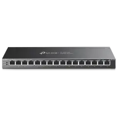 TP-LINK 16Port Gigabit Desktop Switch with 16Port PoE+ 16x Gigabit PoE+ Ports 802.3at/af 120W PoE Power Desktop Steel Case