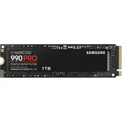 SAMSUNG SSD 990 PRO 1TB M.2 NVMe PCIe 4.0 up to 7.450 MB/s read + up to 6.900 MB/s write