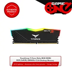 TEAMGROUP Delta RGB DDR4 8GB 3200MHz CL16 1.35V Black