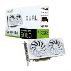 ASUS DUAL RTX 5060 8GB GDDR7 3xDP 1xHDMI WHITE