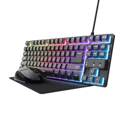 TRUST GAMING GXT794 3-IN-1 BUNDLE KEYBOARD + MOUSE + MOUSEPAD PT