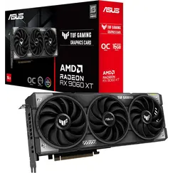 ASUS TUF Gaming Radeon RX 9060 XT OC Edition 16GB GDDR6 Gaming Graphics Card PCIe 5.0 HDMI 2.1 DP 2.1a