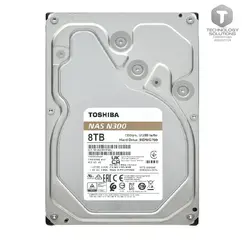 TOSHIBA N300 NAS INTERNAL HDD 8TB SATA 3.5INCH 7200RPM 512MB BULK