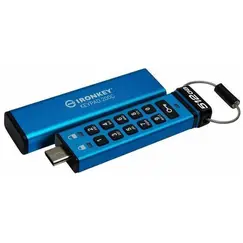 KINGSTON 512GB IronKey Keypad 200 FIPS 140-3 Lvl 3 Pending AES-256 Encrypted
