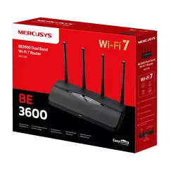 TP-LINK MERCUSYS BE3600 Dual-Band Wi-Fi 7 Router 688 Mbps at 2.4 GHz + 2880 Mbps at 5 GHz