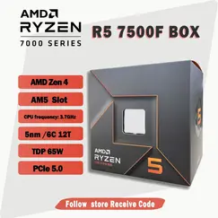 AMD Ryzen 5 7500F 5GHz AM5 6C/12T BOX
