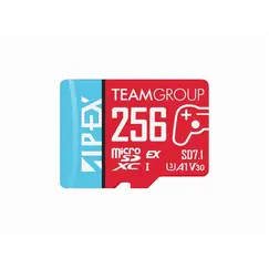 TEAM GROUP APEX Micro SD APEX 256GB UHS-I U3 V30 A1 for Nintendo Switch 2 & ROG Ally