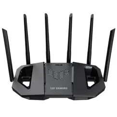ASUS TUF Gaming BE6500 Dual Band WiFi 7 Router 4K-QAM Multi-Link Operation MLO Quad 2.5GbE port