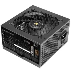 MARS GAMING MPB550SI 550W PSU DC-DC & SMD TECH 80PLUS BRONZE ACTIVE PFC ULTRA SILENT AI2-RPM & 12CM SI COPPER FAN 7 YEARS WARRANTY