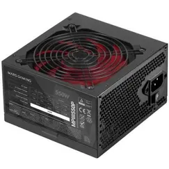 MARS GAMING MPIII550P 550W DC-DC ATX PSU APFC 85 EF SMD AI-RPM ULTRA SILENT 5 YEARS WARRANTY PCI-E BLACK FLAT CABLES BLACK