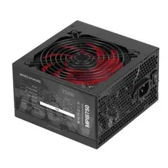 MARS GAMING PSU MPIII 750W, 85% EFFICIENCY, SMD, BLACK CABLES, SILENT, 5 YEARS WARRANTY