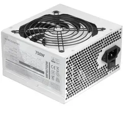 MARS GAMING MPIII 750W ATX PSU APFC 85 EF SMD AI-RPM ULTRA SILENT 5 YEARS WARRANTY BLACK FLAT CABLES WHITE