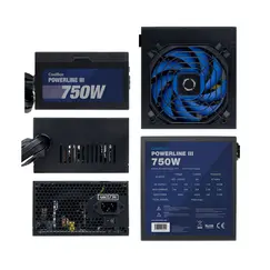 COOLBOX POWER SUPPLY ATX POWERLINE III 750W 85 EFI