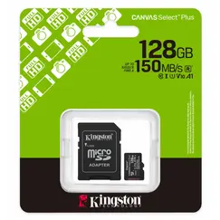 KINGSTON 128GB SDXC Canvas Select Plus Gen3 150MB/s C10 UHS-I U1 V10