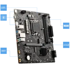 MSI PRO H610M-G SKT 1700 2xDDR5 VGA/HDMI/DP mATX MB