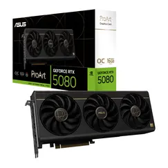ASUS ProArt GeForce RTX 5080 16GB GDDR7 OC Edition Graphics card 3xHDMI 2.1 2xDisplayPort 2.1a