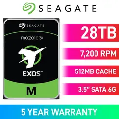 SEAGATE Exos M 28TB HDD SATA 6Gb/s 7200rpm 512MB cache 3.5inch