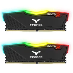 TEAM GROUP 16GB 3600MHZ DDR4 CL18 DIMM T-FORCE DELTA RGB BLACK