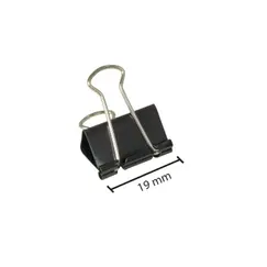 Molas para Papeis 19mm Cx 12un