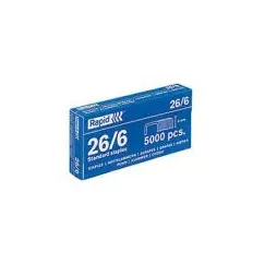 Agrafos 26/6 Rapid (2/20 Folhas) Cx5000un